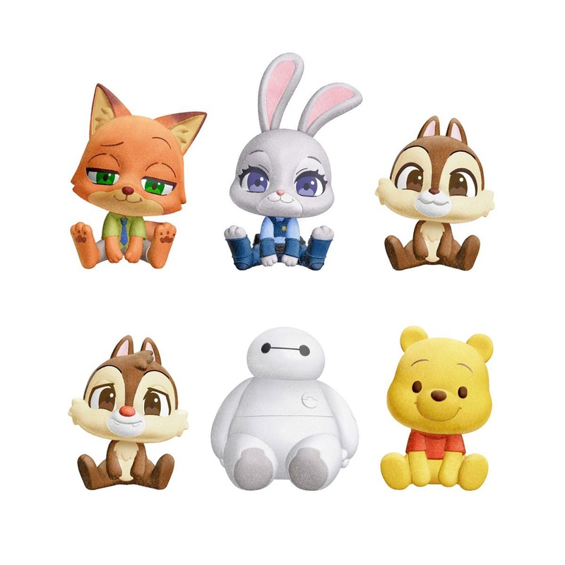 Bandai Candy Mofukyun Osuwari Doll Disney Characters BOX (10pcs)