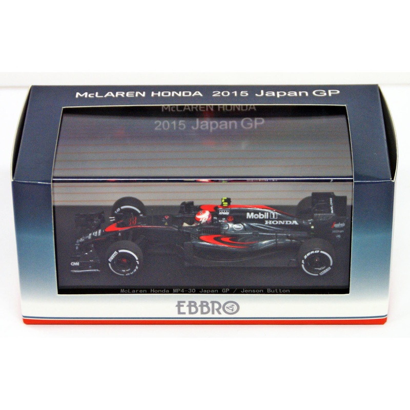 Ebbro 45329 McLaren Honda MP4-30 Japan GP No.22 Jenson Button 1/43 Scale