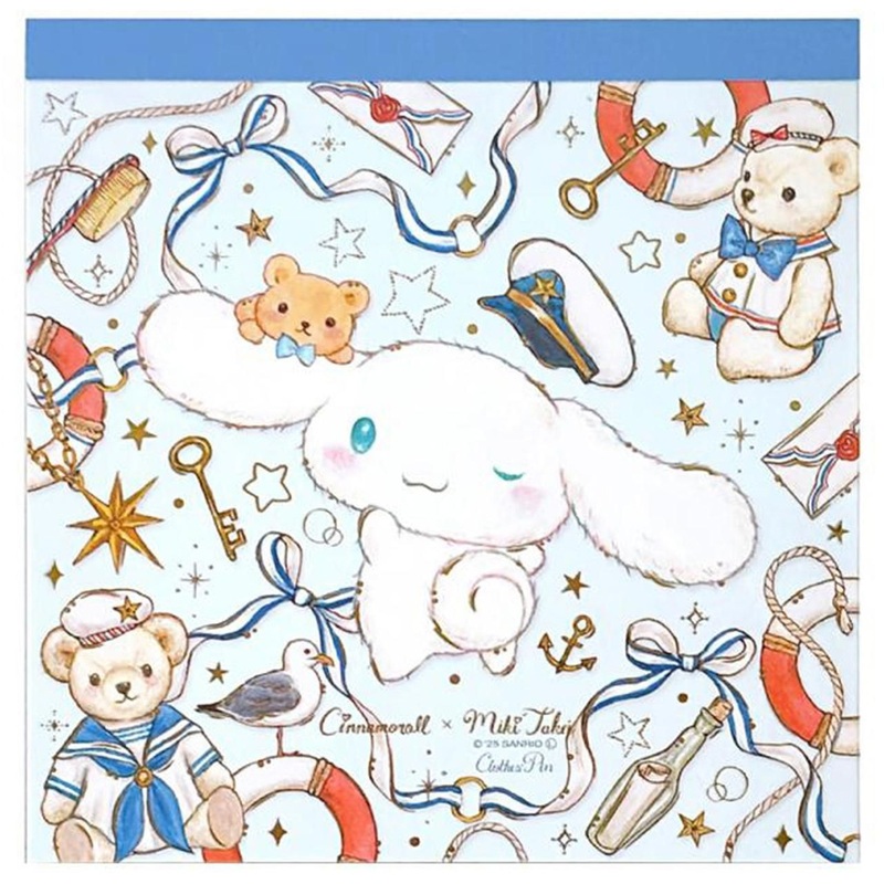 Miki Takei Sanrio Memo Pad CN Marine