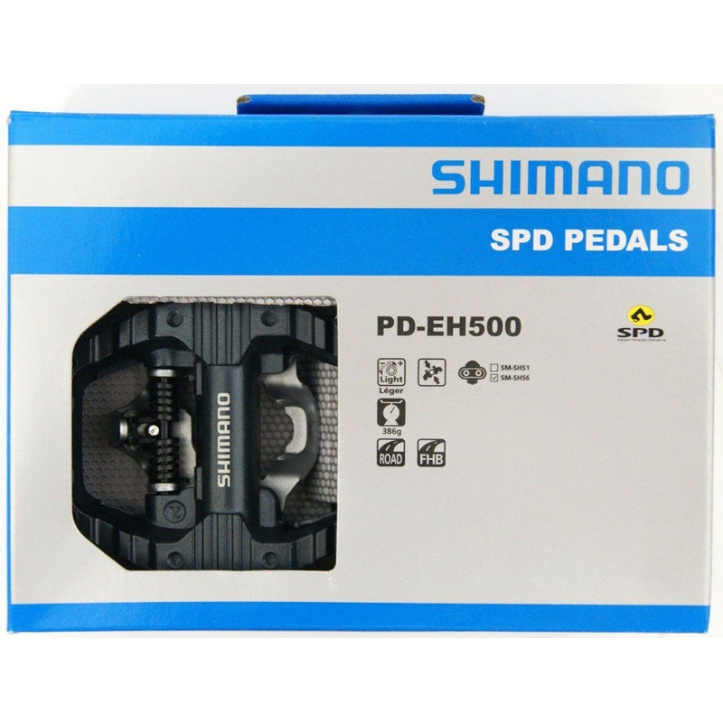 Shimano (Cycling) PD-EH500 SPD/Flat Pedals with SMSH56 Creats EPDEH500