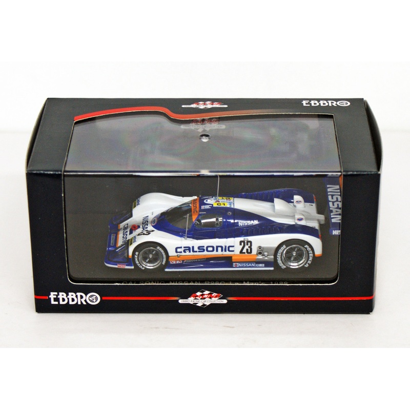 Ebbro 43680 Nissan Calsonic R88 Le Mans 1988 No.23 (White/Blue) 1/43 Scale