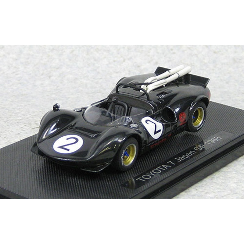 Ebbro 44702 Toyota 7 1968 Japan GP No.2 Fukuzawa (Black) 1/43 Scale