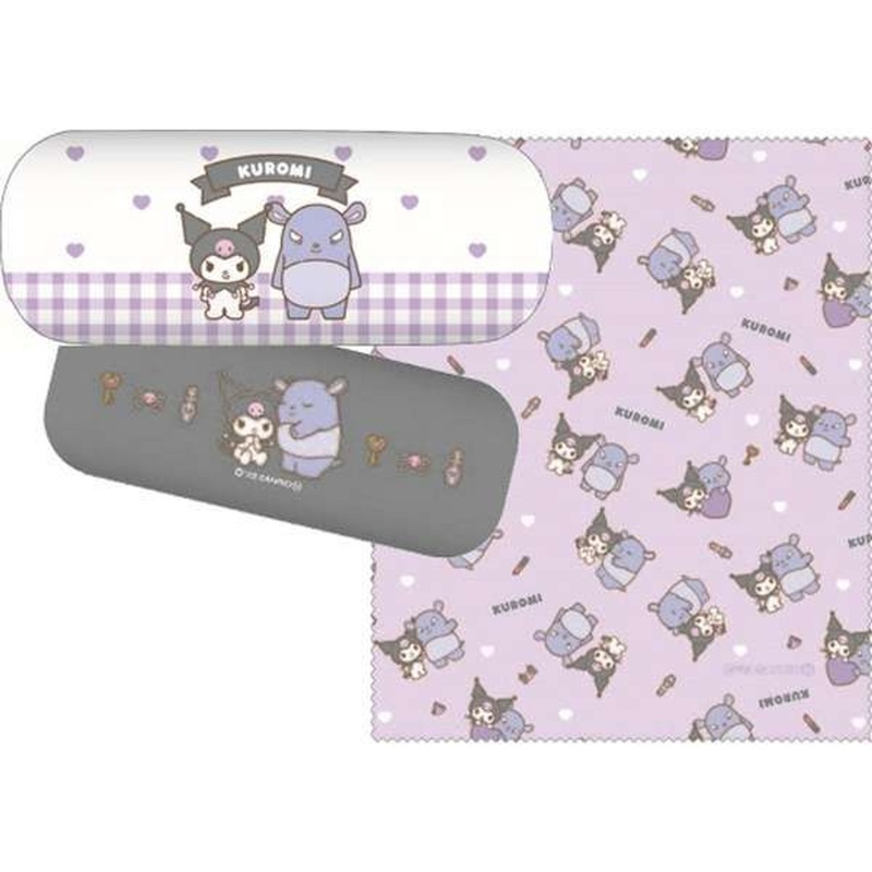 Marimocraft Sanrio Glasses Case Kuromi & Baku