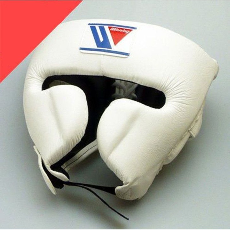 Winning Boxing Headgear FG-2900 Size M Face Guard Type White (Made in Japan)