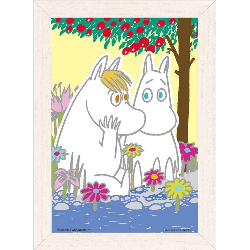 Yanoman Prism Art Jigsaw Petit Puzzle Set 97-85 Moomin & Snorkmaiden (70 Pieces)