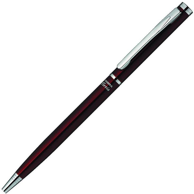 Zebra Fortia 500 Ballpoint Pen 0.7mm Wine