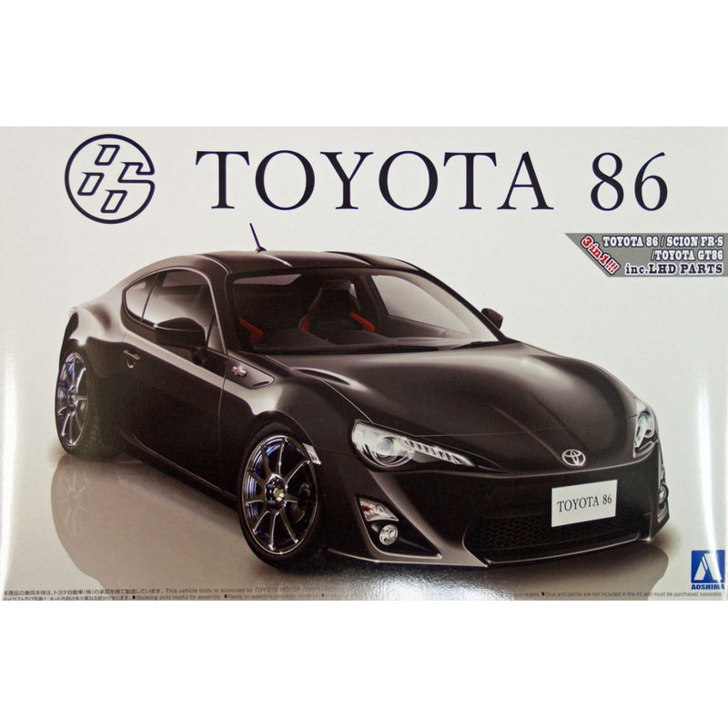 Aoshima 02230 Toyota 86 Custom Wheel 1/24 Scale Kit
