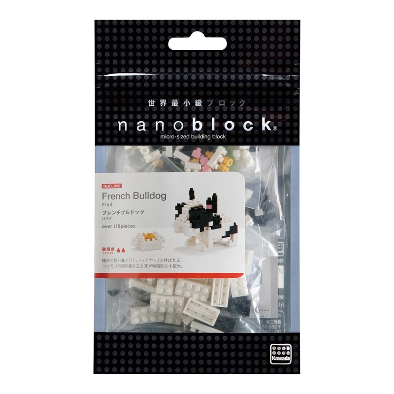 Kawada NBC-050 nanoblock French Bulldog Pied