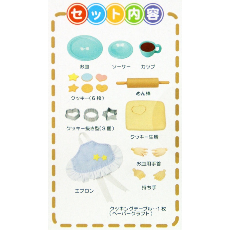 Kotobukiya ADE18 Cu-poche Extra WAKUWAKU Dolce Set (Cookies) Parts