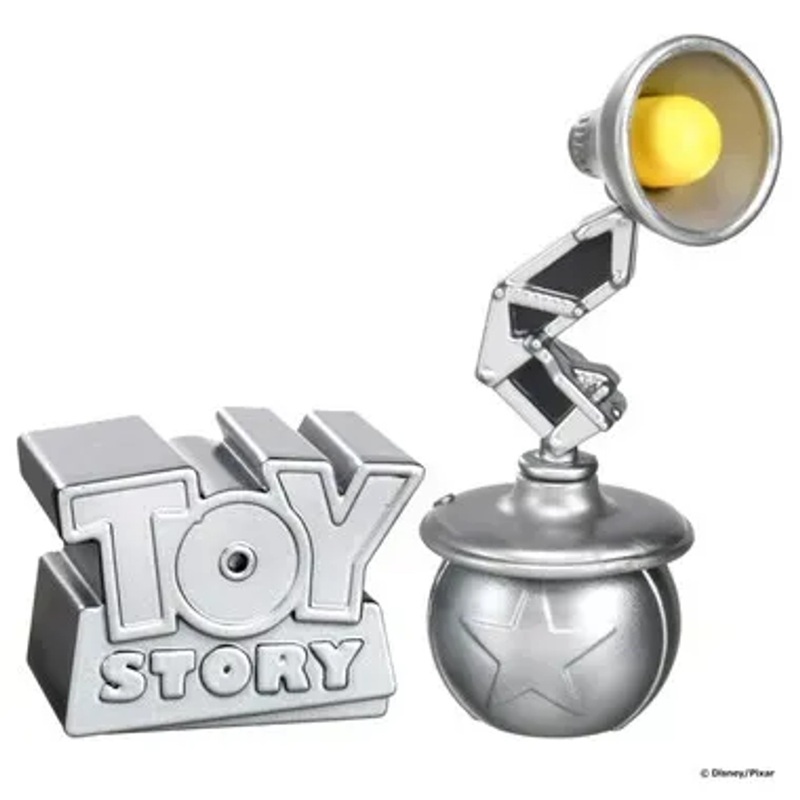 Takara Tomy Toy Story 30th Anniversary Diecast Collection Pixar Lamp And Toy Story Logo Metallic Version