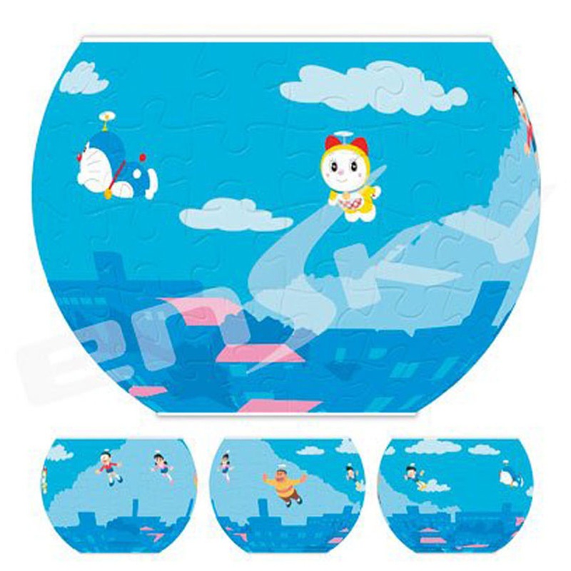 Ensky 3D Jigsaw Puzzle AT8-05 Japanese Manga Doraemon (84 Pieces)
