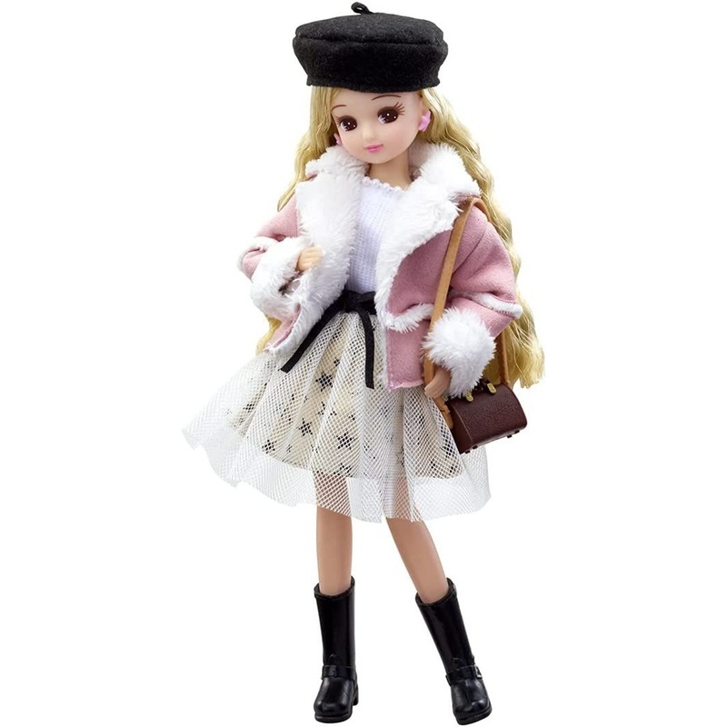 Takara Tomy Licca Doll Shearling Mix Dress-up Doll