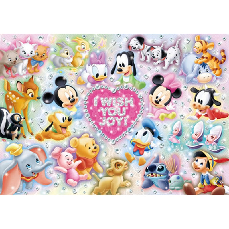 Tenyo Japan Jigsaw Puzzle D-200-894 Disney I Wish You Joy! (200 Pieces)