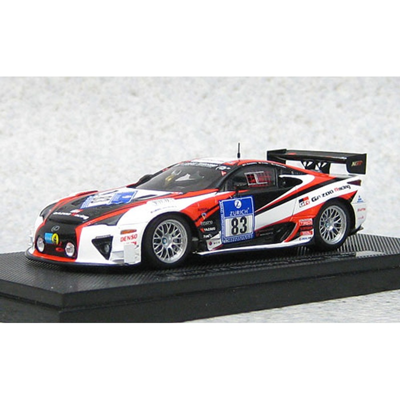 Ebbro 44890 Lexus LFA Nurburgring 24hr Race 2012 #83 (Resin Model) 1/43 Scale