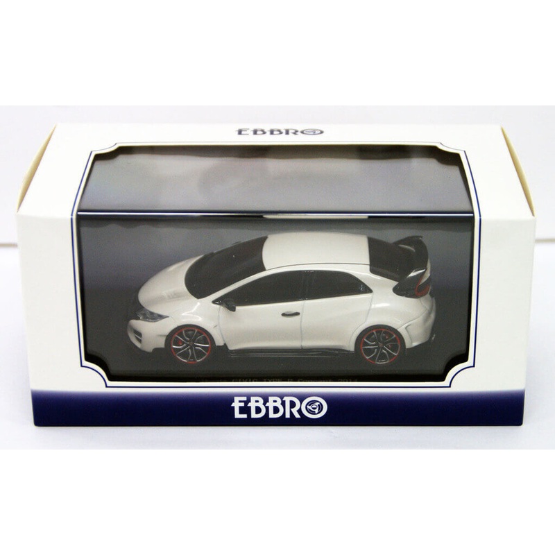 Ebbro 45245 HONDA Civic Type R Concept 2014 ChampionShip White 1/43 Scale