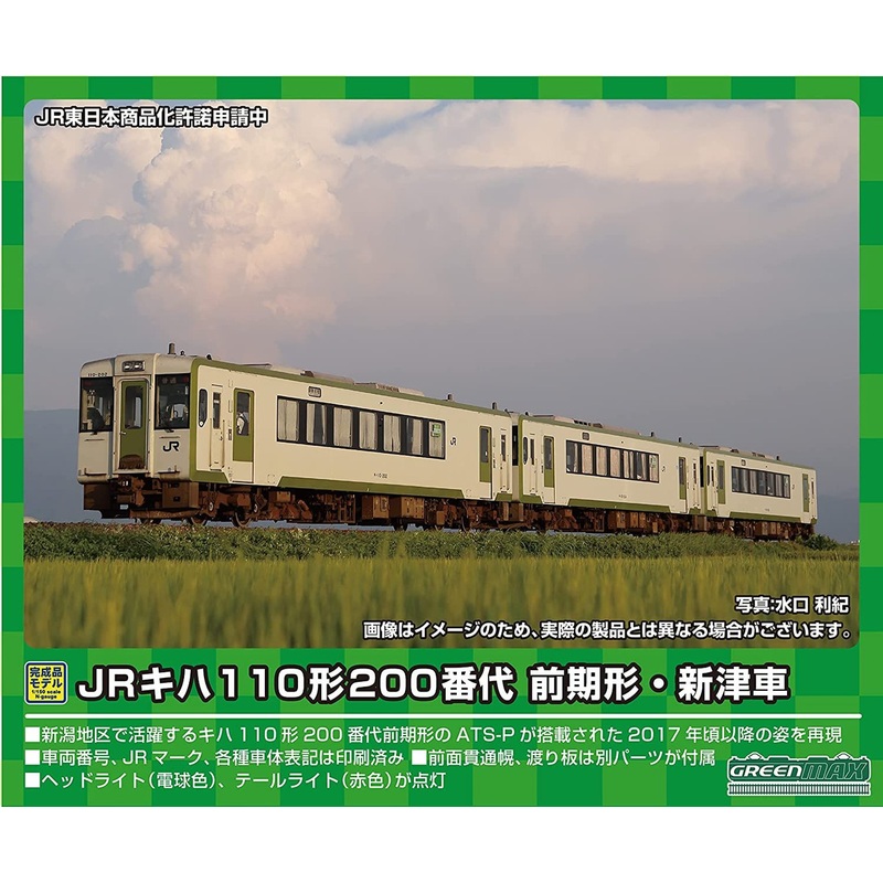 Greenmax 31704 JR Type KIHA110-200 Early Type Niitsu Car (N scale)