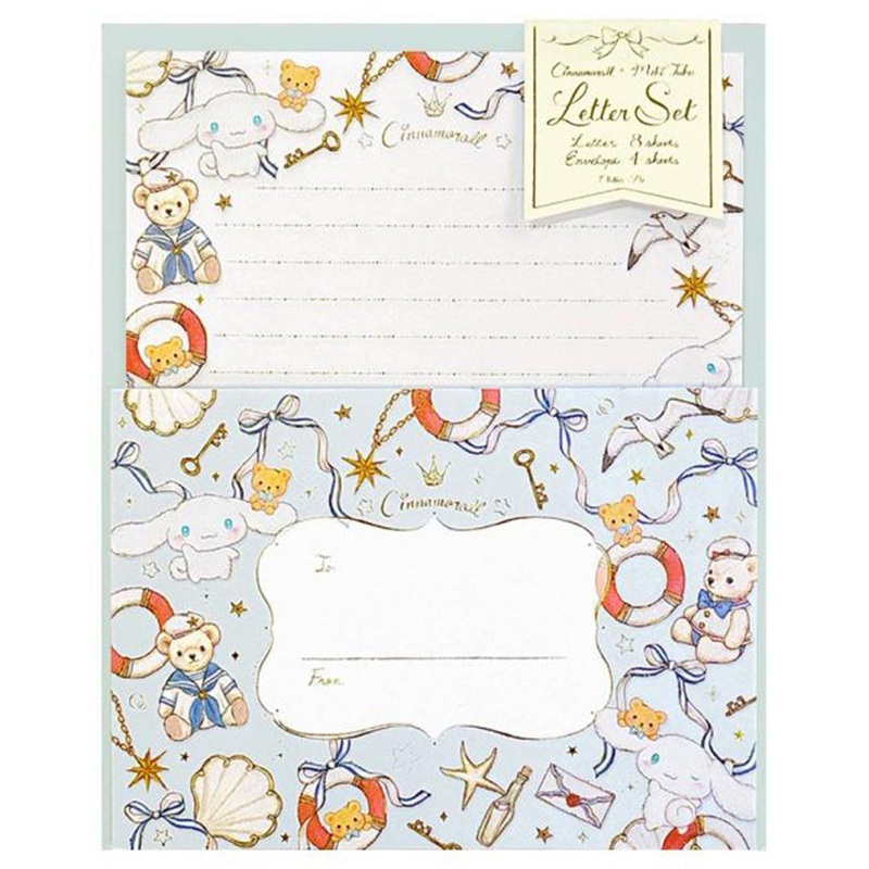 Miki Takei Sanrio Letter Set Cinnamoroll Marine