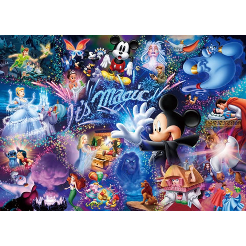 Tenyo Japan Jigsaw Puzzle D-1000-384 Disney It’s Magic! (1000 Pieces)