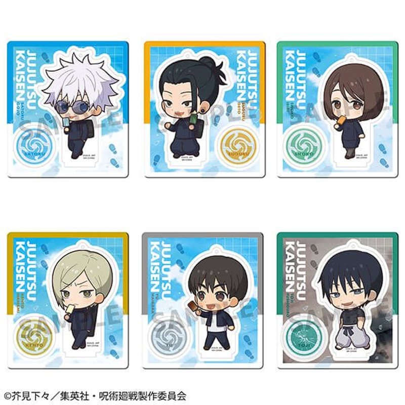 MegaHouse Tokotoko Acrylic Stand Jujutsu Kaisen Vol.3 Kaigyoku/Gyokusetsu 6pcs Complete Box