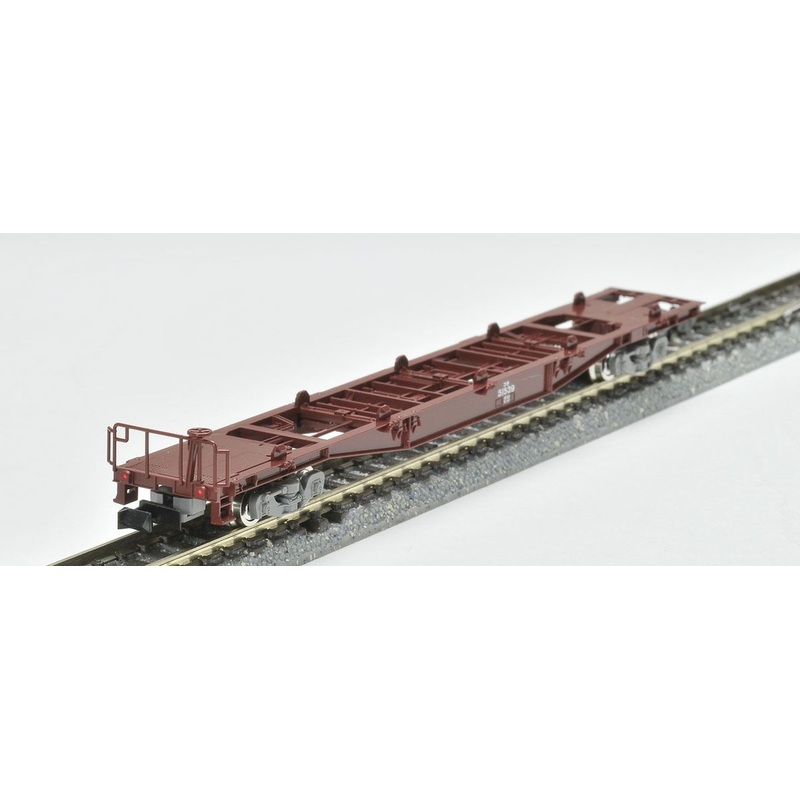 Tomix 8714 JR Freight Car Type KOKI 50000 (Gray Bogie/No Container/with Taillight) (N scale)