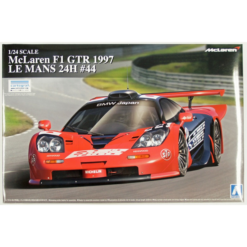Aoshima 07464 McLaren F1 GTR 1997 Le Mans 24H #44 1/24 Scale Kit