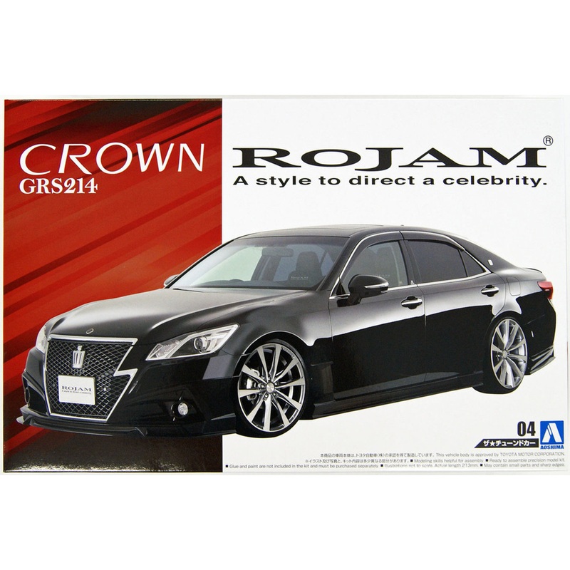 Aoshima 50965 Rojam GRS214 Crown Athlete ’12 (TOYOTA) 1/24 Scale Kit