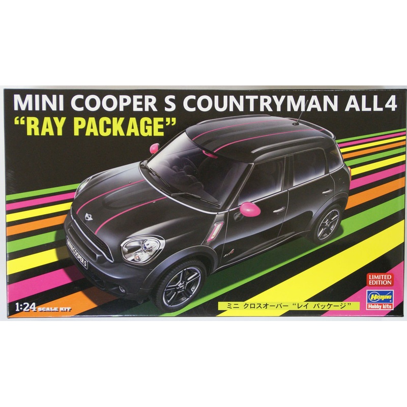 Hasegawa 20262 Mini Cooper S Countryman All 4 Ray Package 1/24 Scale Kit (Limited Edition)