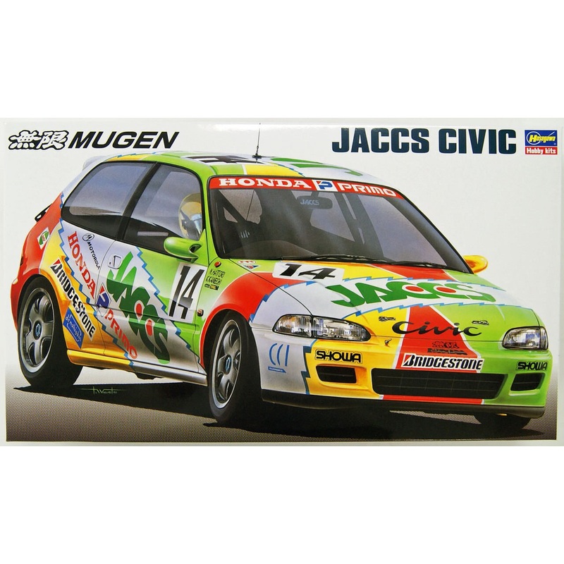 Hasegawa 20276 Mugen Jaccs Civic 1/24 Scale Kit