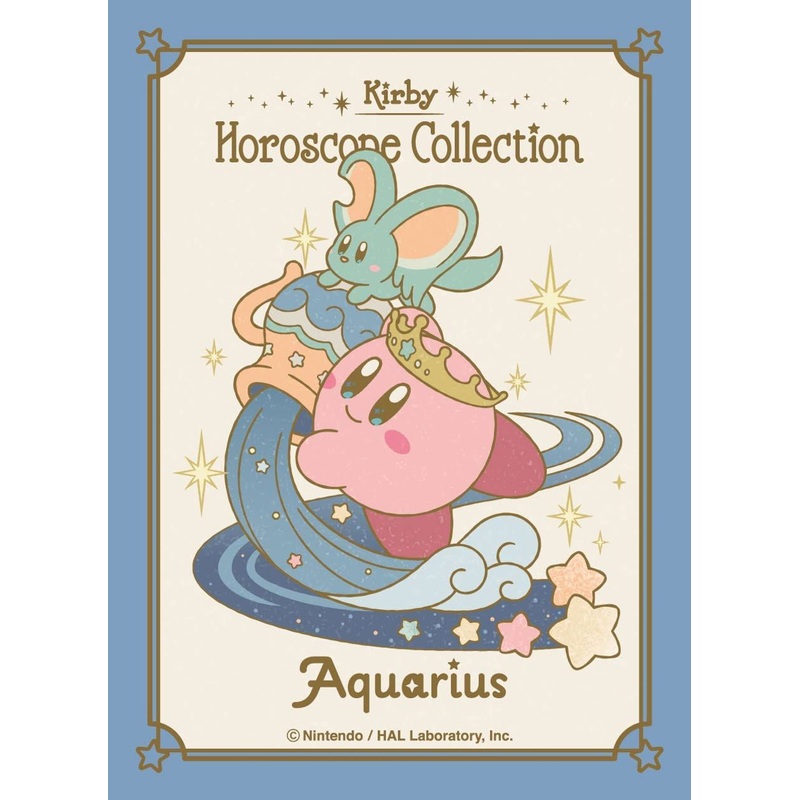 Ensky KIRBY Horoscope Character Sleeve Aquarius 65pcs