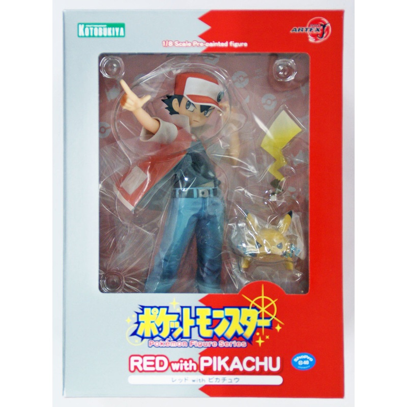 Kotobukiya PP656 ARTFX Pokemon J Red With Pikachu PVC 1/8 Scale