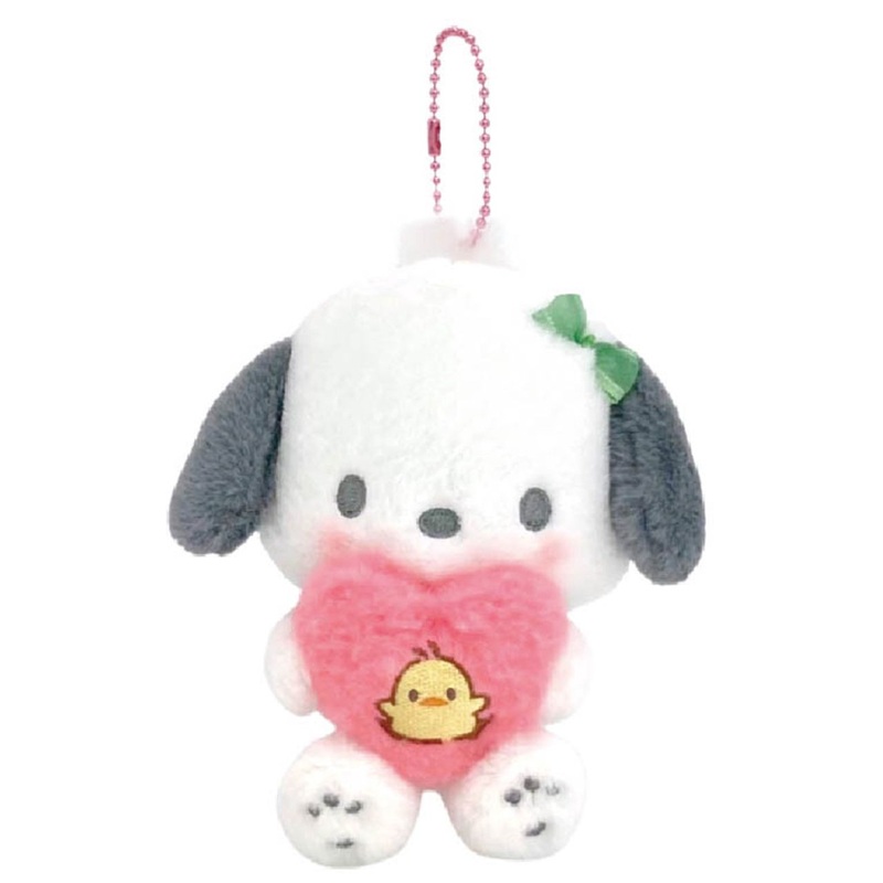Nakajima Sanrio Plush Mascot Oshi-Heart Pochacco