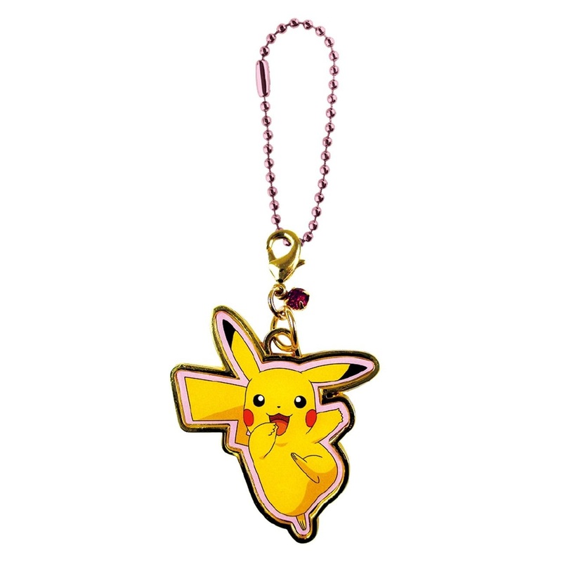 T’s Factory Pokemon Birthstone Color Key Chain July/Ruby Pikachu