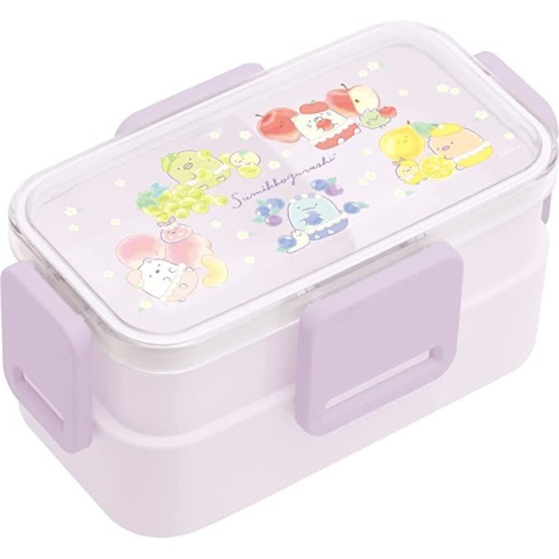 San-x Sumikko Gurashi 2 Layers Lunch Box with 4 Locks KA13202