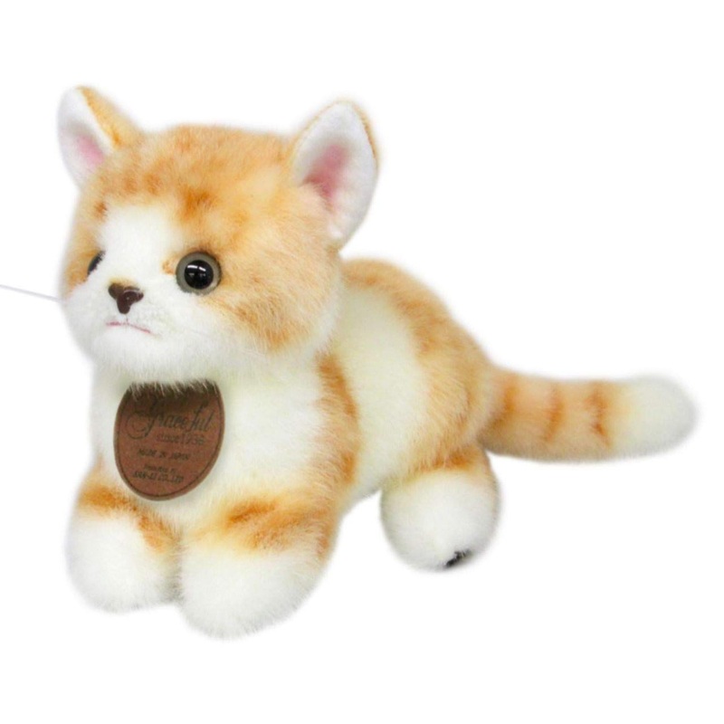 Graceful Cat (Made In Japan) Kitten Miya Munchkin Gold Standing Plush