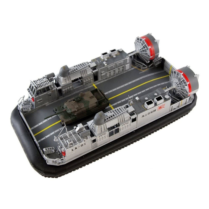Pit-Road D03 JMSDF Air-cushion Landing Craft LCAC + Tank Type 10 1/144 Scale Kit