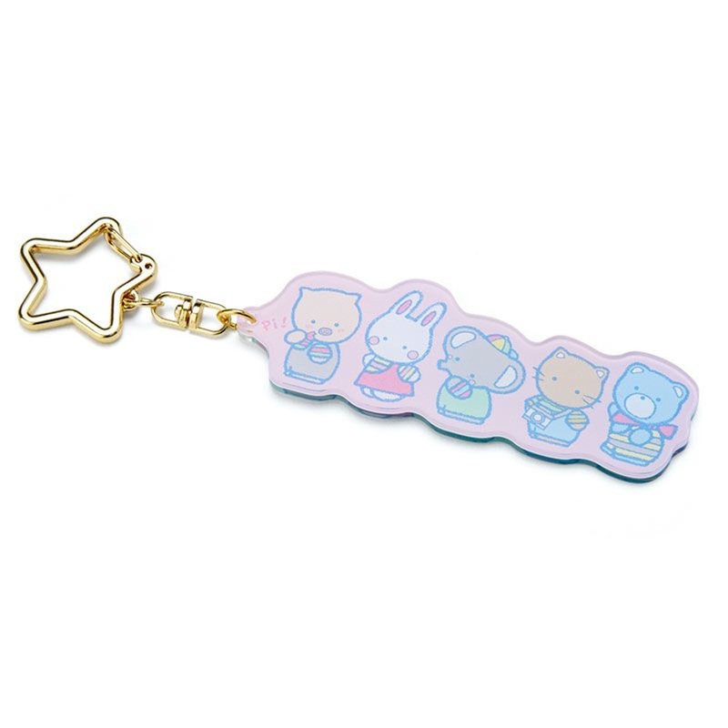 Sanrio Star-shaped Key Ring Acrylic Keychain Characters