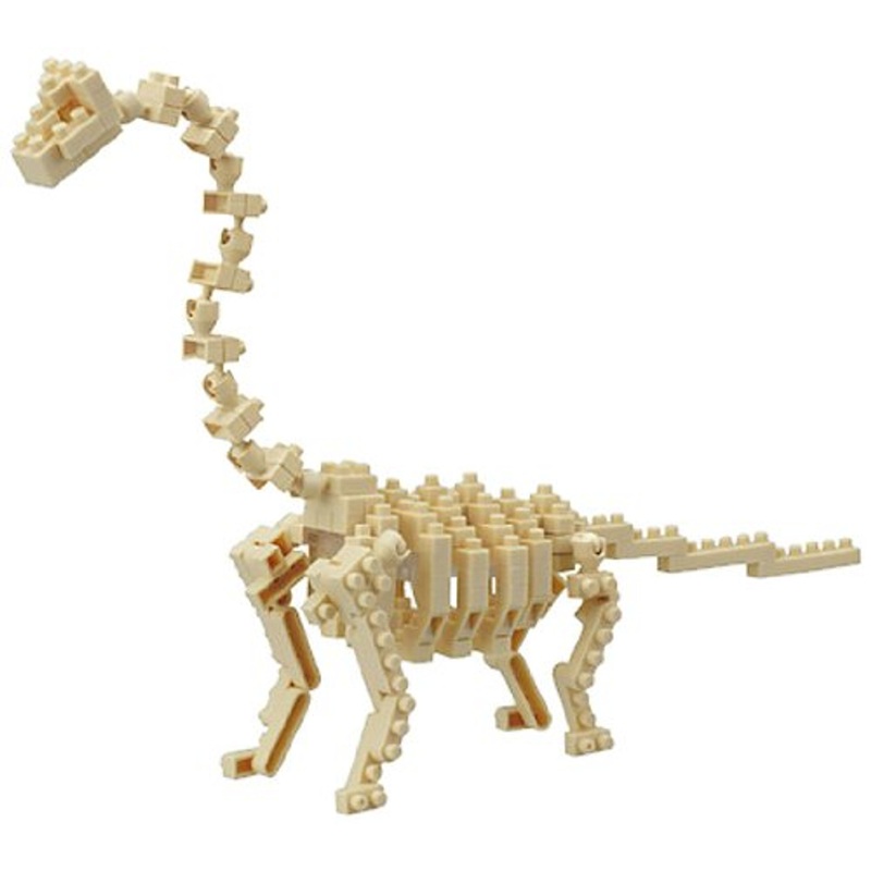 Kawada NBC-114 nanoblock Brachiosaurus (Skeleton Model)