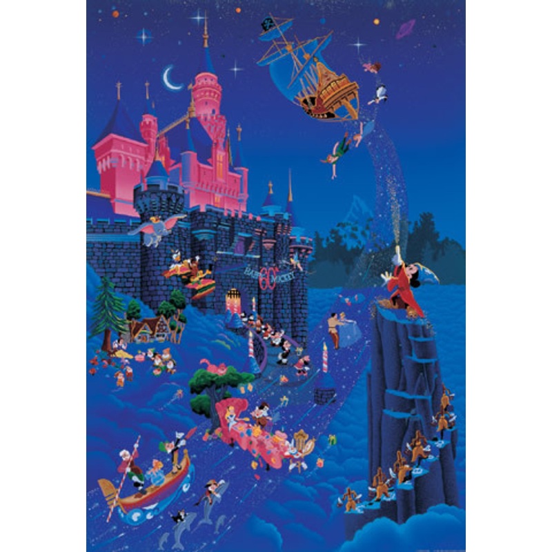Tenyo Japan Jigsaw Puzzle D-108-981 Disney Mickey Mouse Magical (108 Pieces)
