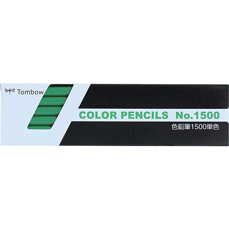 Tombow Colored Pencil 1500 Set of 12 Green