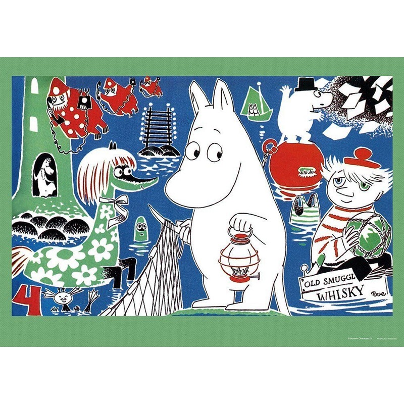 Yanoman Jigsaw Puzzle 05-995 Moomin Love and Adventure (500 Pieces)