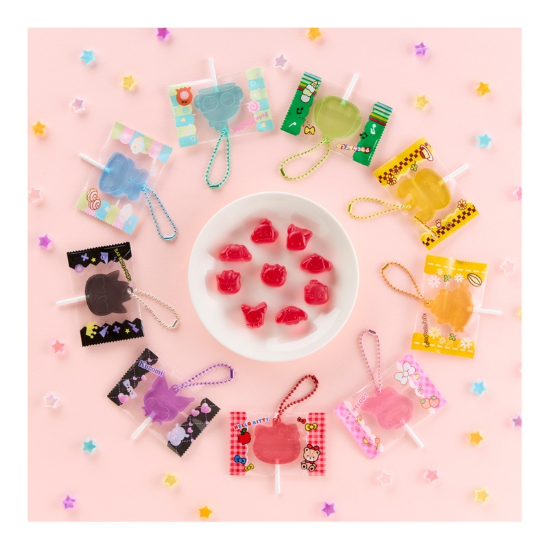 Bandai Candy Sanrio Characters Candy Charms and Gummy BOX (12pcs)