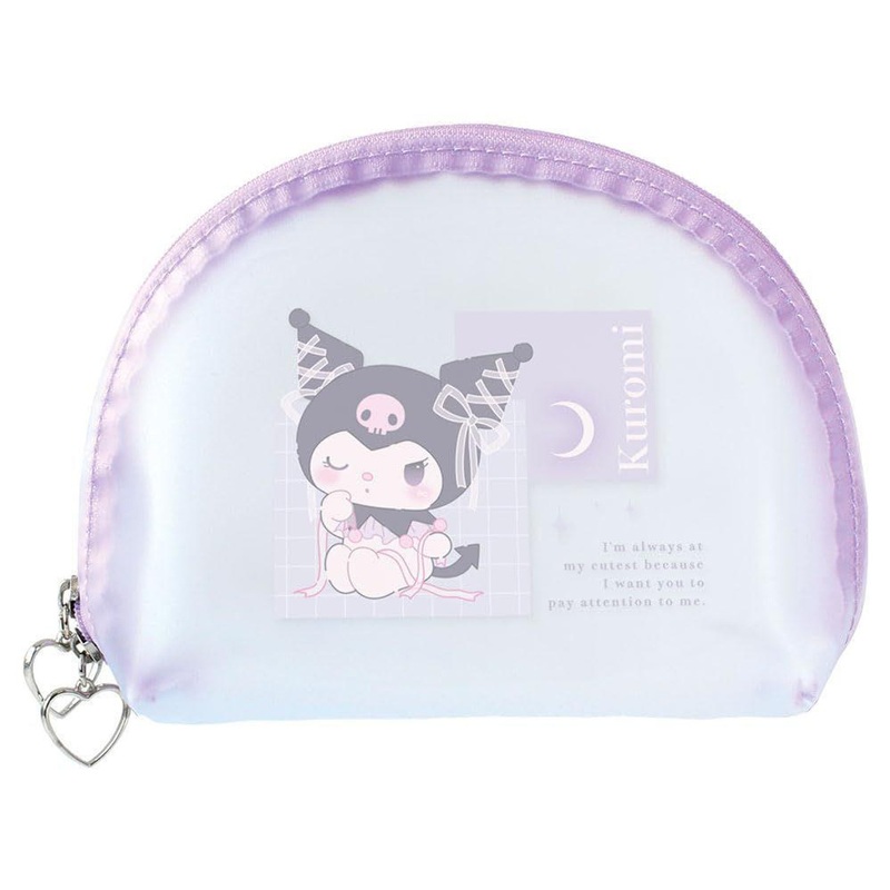T’s Factory Sanrio Clear Mat Pouch Ballet Core / Kuromi