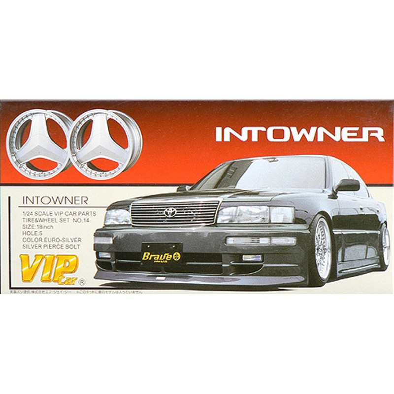 Aoshima 24720 INTOWNER 18 inch Wheel & Tire Set 1/24 Scale Kit