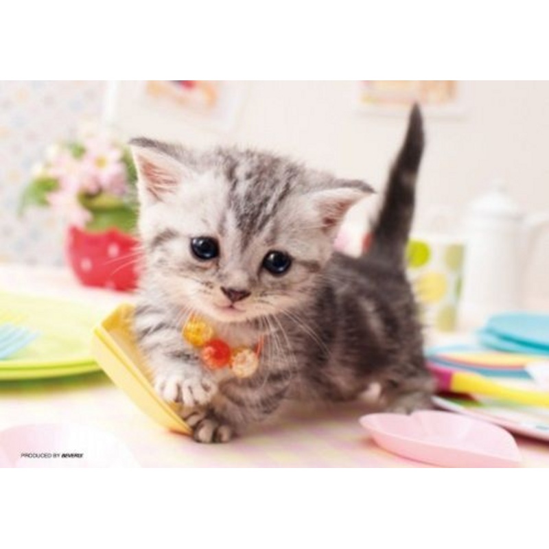 Beverly Jigsaw Puzzle P88-008 Lovely Cat (88 L-Pieces)