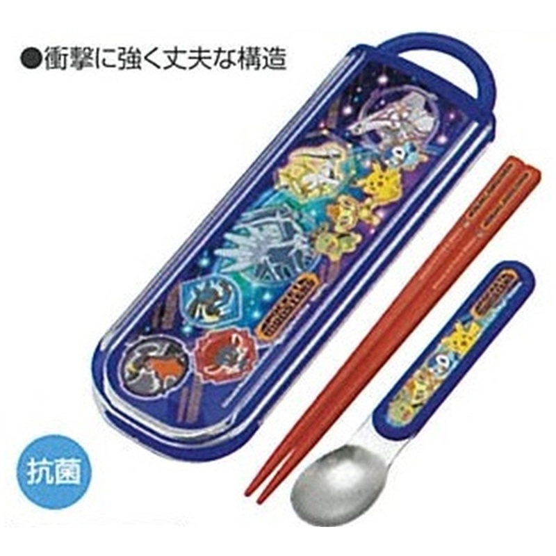 Pokemon Center Antibacterial Chopstick Spoon Set