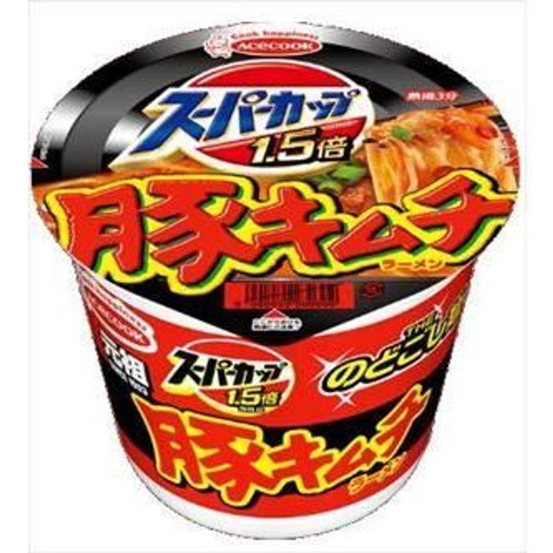 Acecook Super Cup 1.5x New Pork Kimchi Ramen 107G