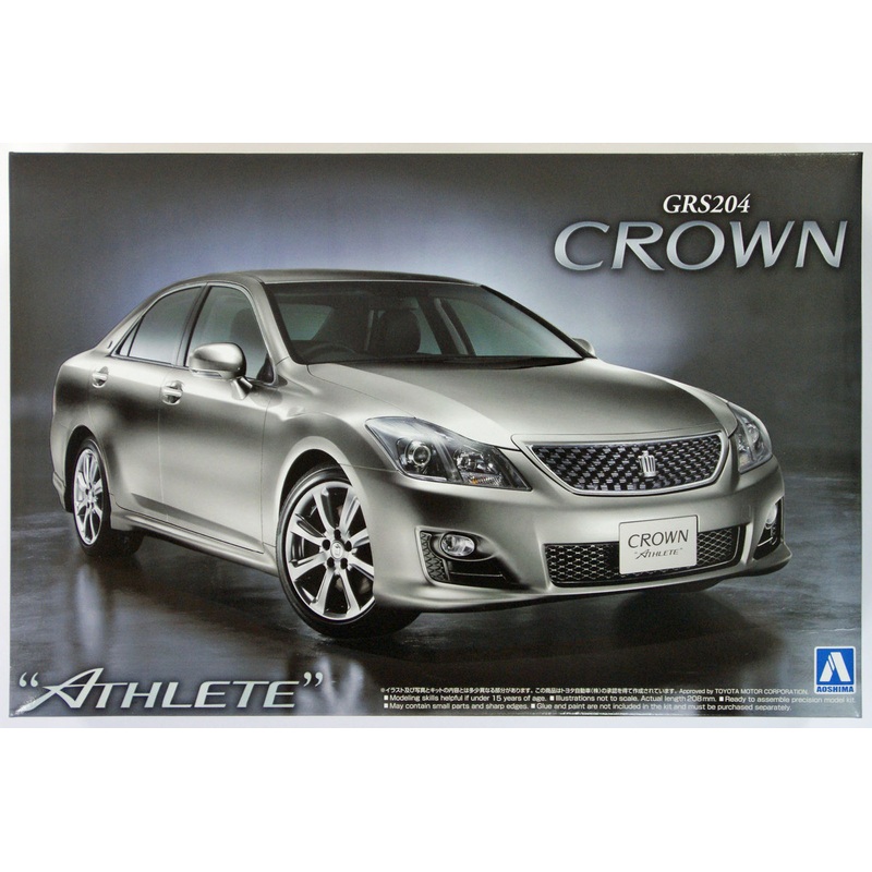 Aoshima 43684 Toyota Crown 3.5 Athlete (GRS204) 2008 1/24 Scale Kit