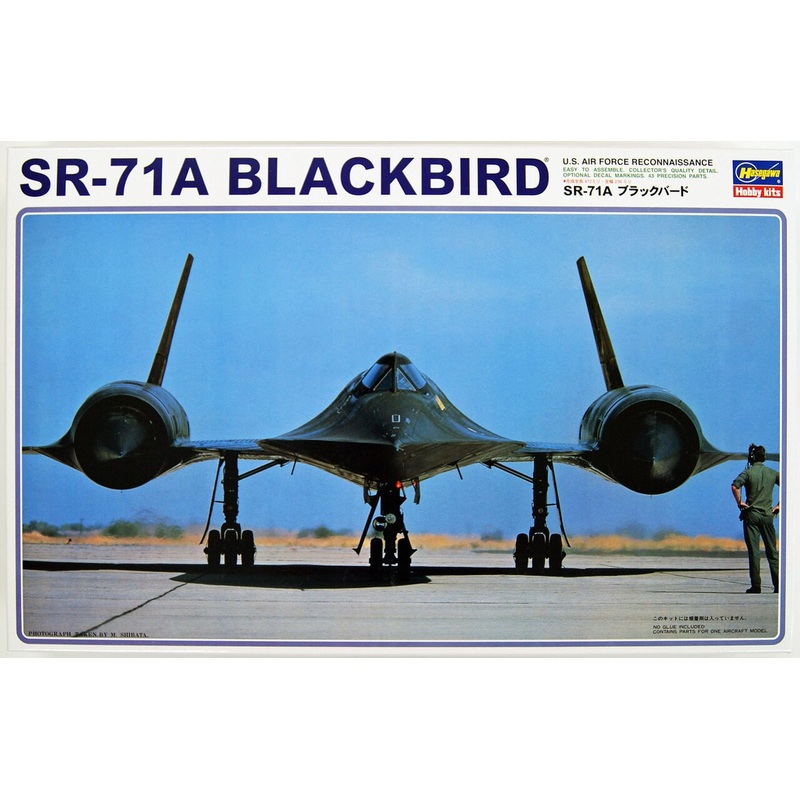Hasegawa K16 SR-71A Blackbird U.S. Airforce Reconnaissance 1/72 Scale Kit