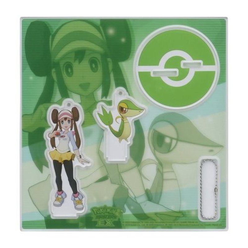 Pokemon Center Original Acrylic Stand Key Chain TRAINERS Salon!! – Snivy