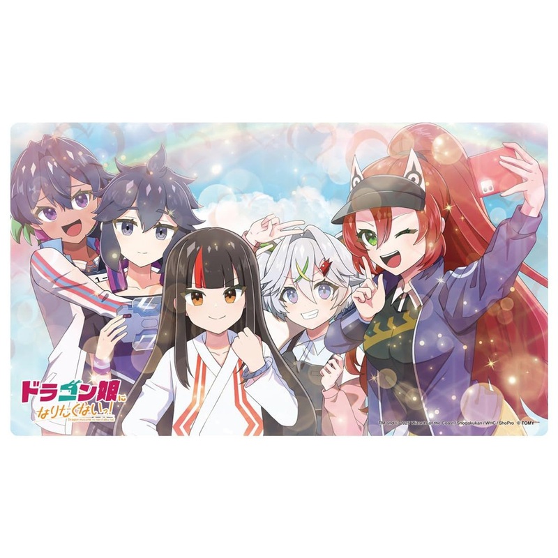 Takara Tomy Duel Masters Rubber Mat “I Don’t Want To Be A Dragon Girl!”